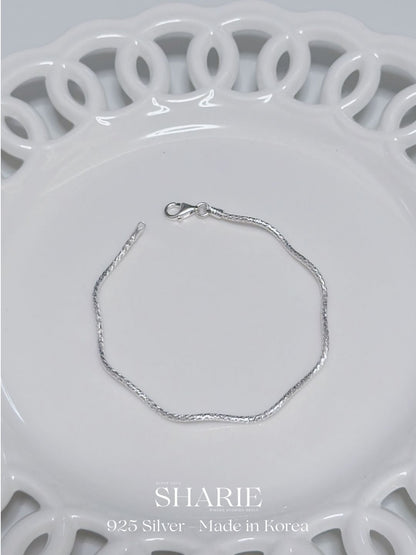 #745丨The Wave Bracelet丨925 Silver