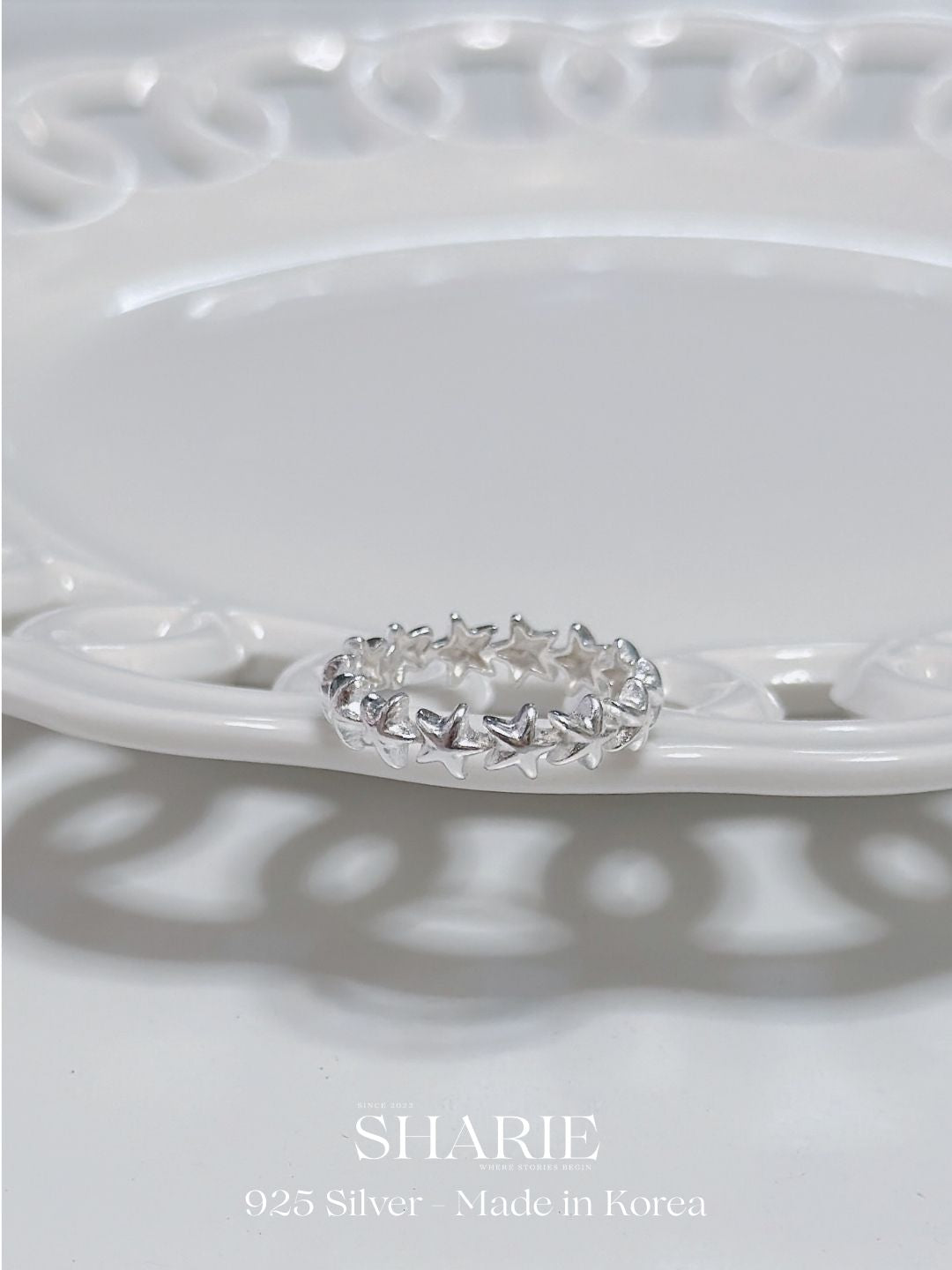 #734丨Stars Ring丨925 Silver