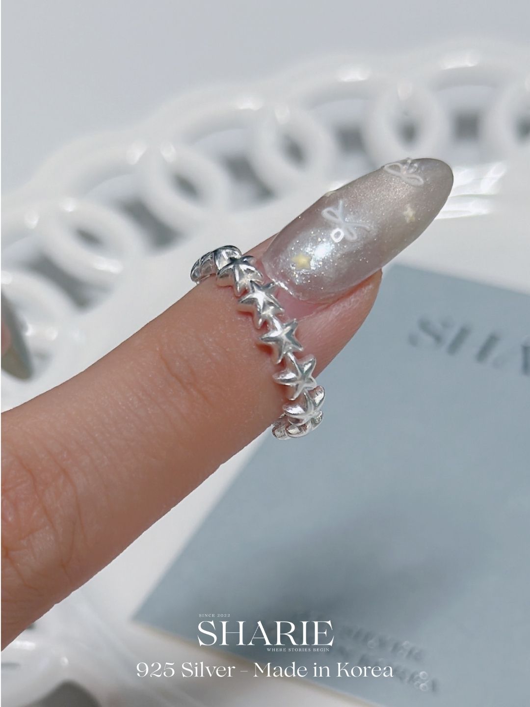 #734丨Stars Ring丨925 Silver