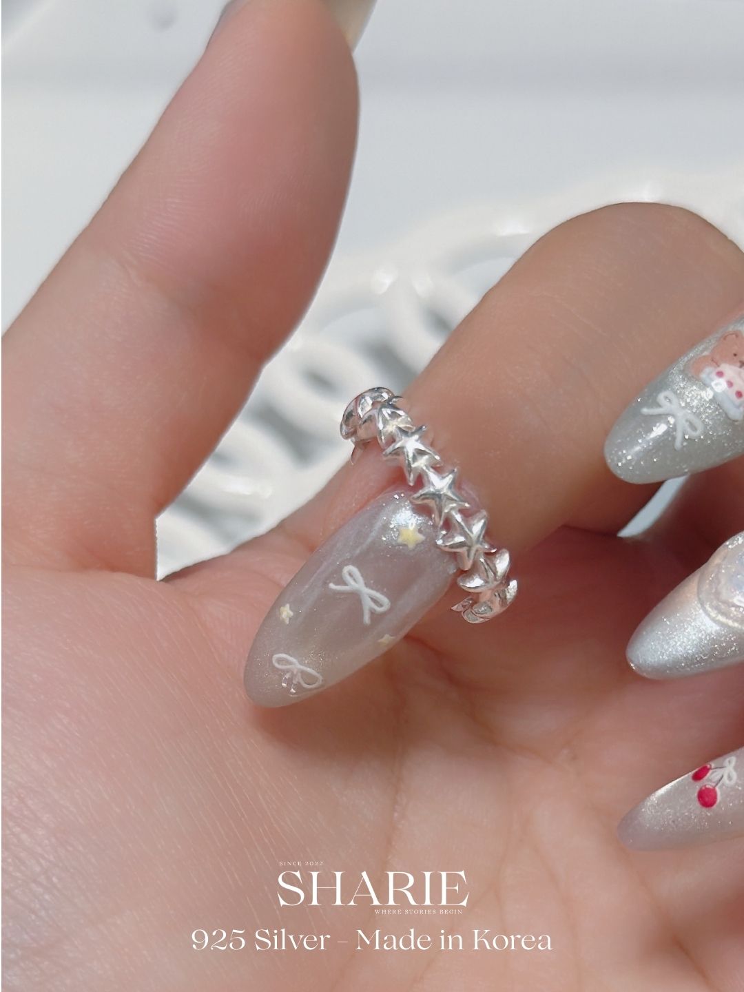 #734丨Stars Ring丨925 Silver