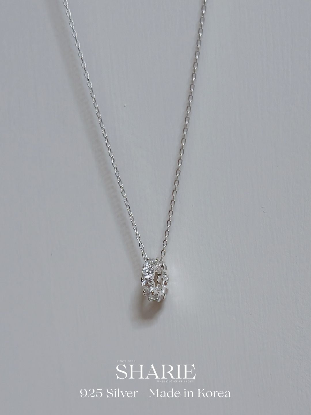 #729 | Twinkle Halo Necklace丨925 Silver