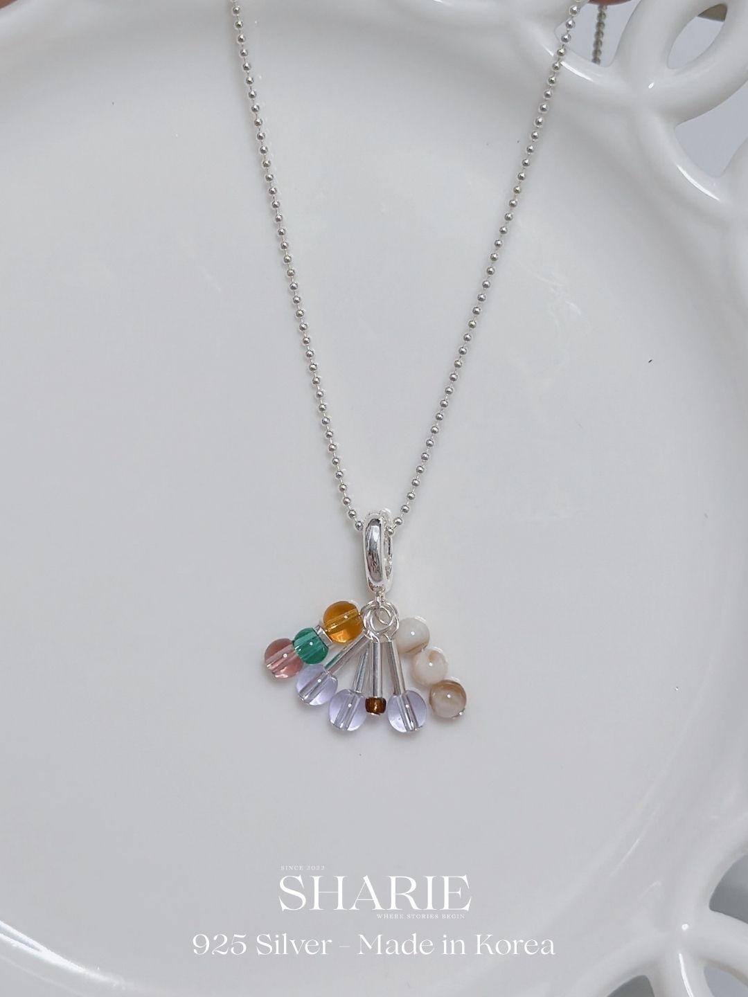 #730丨Fairy Beads Necklace丨Pendant丨925 Silver