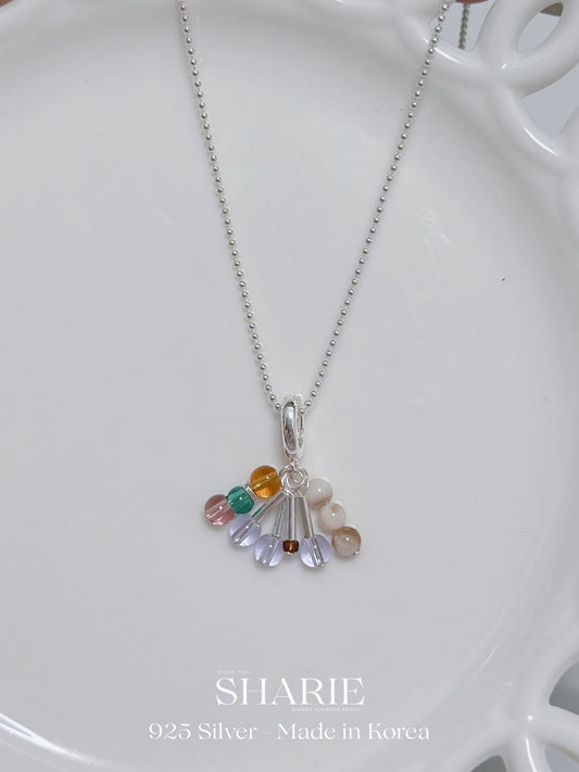 #730丨Fairy Beads Necklace丨Pendant丨925 Silver