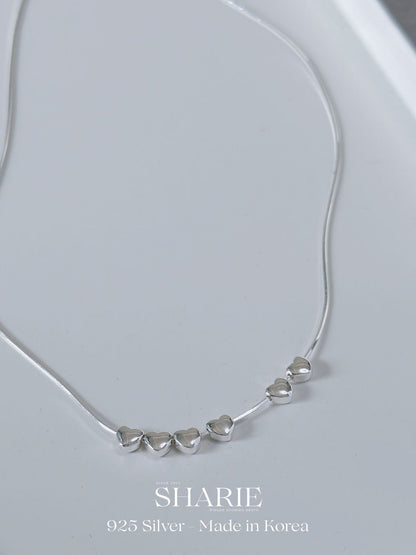 #710 | Sweet Heart Strand Necklace丨925 Silver