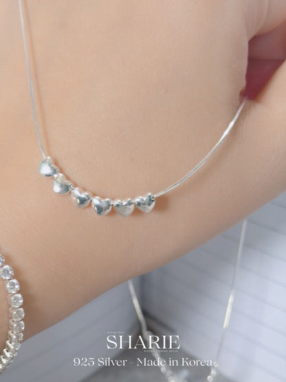 #710 | Sweet Heart Strand Necklace丨925 Silver