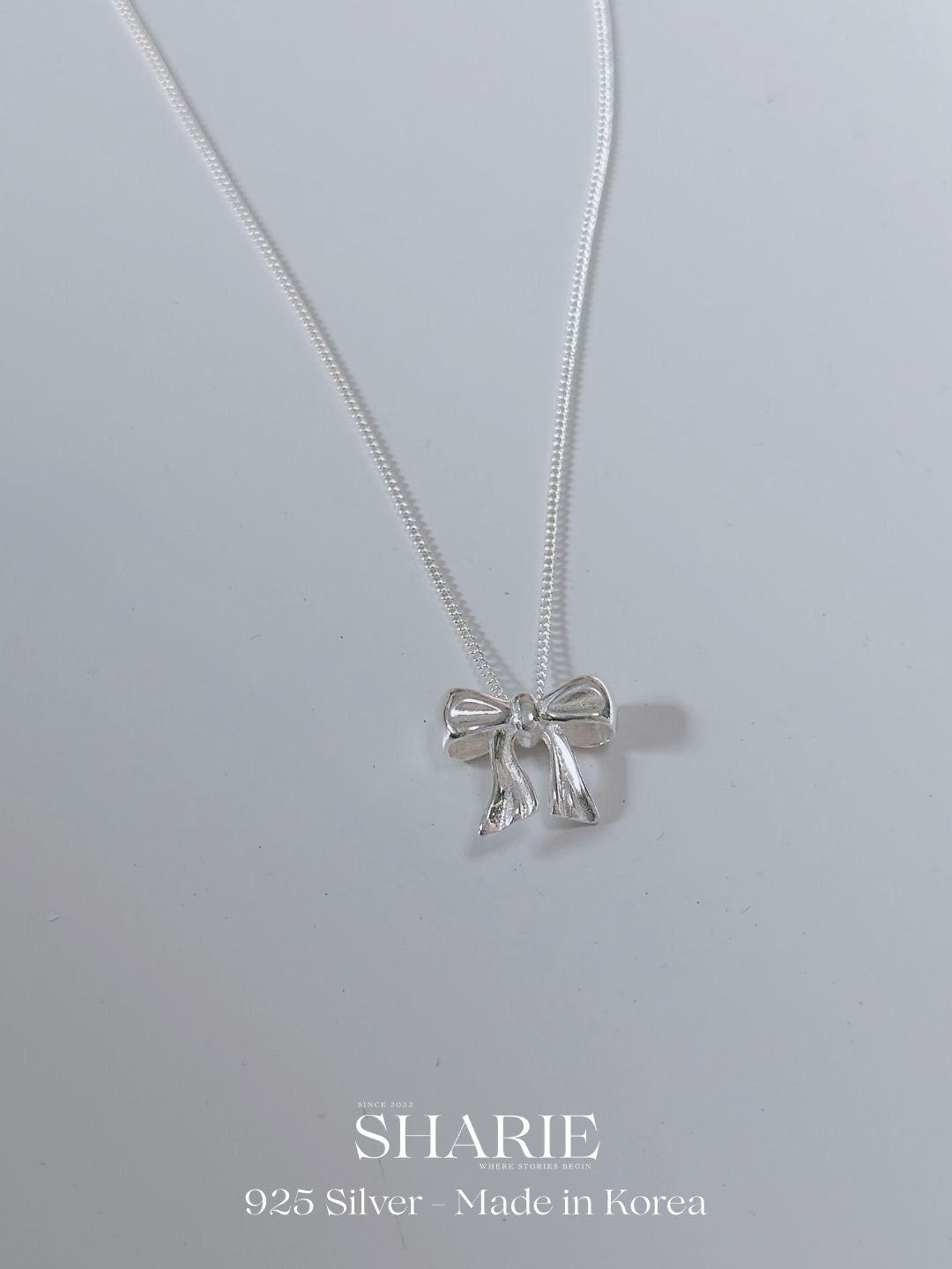 #709 | Signature Bow Necklace丨925 Silver