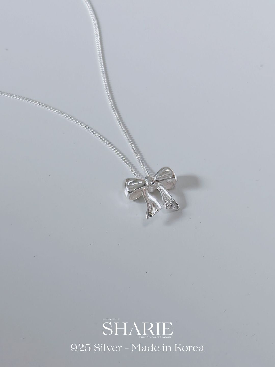 #709 | Signature Bow Necklace丨925 Silver