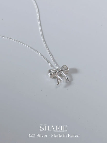 #709 | Signature Bow Necklace丨925 Silver