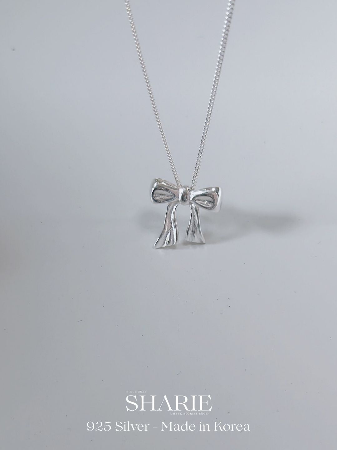 #709 | Signature Bow Necklace丨925 Silver