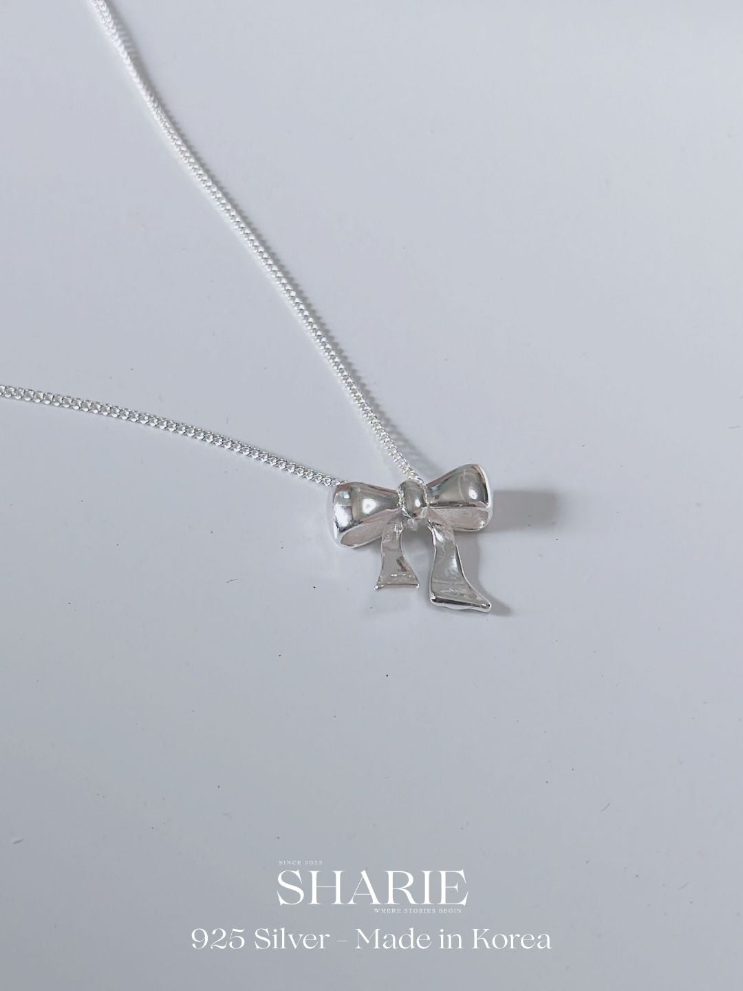 #709 | Signature Bow Necklace丨925 Silver