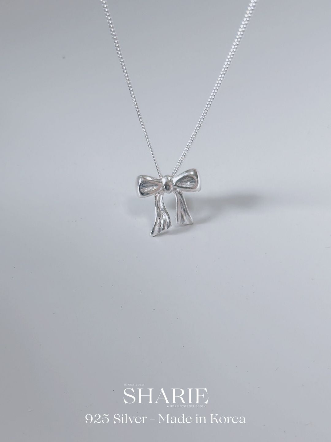 #709 | Signature Bow Necklace丨925 Silver