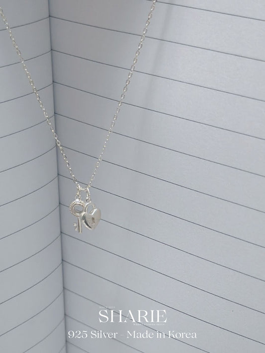 #407 | Love Lock Necklace丨925 Silver