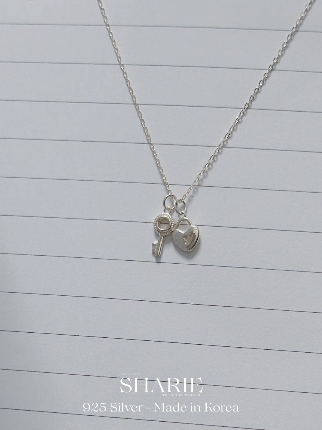 #407 | Love Lock Necklace丨925 Silver