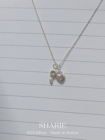 #407 | Love Lock Necklace丨925 Silver