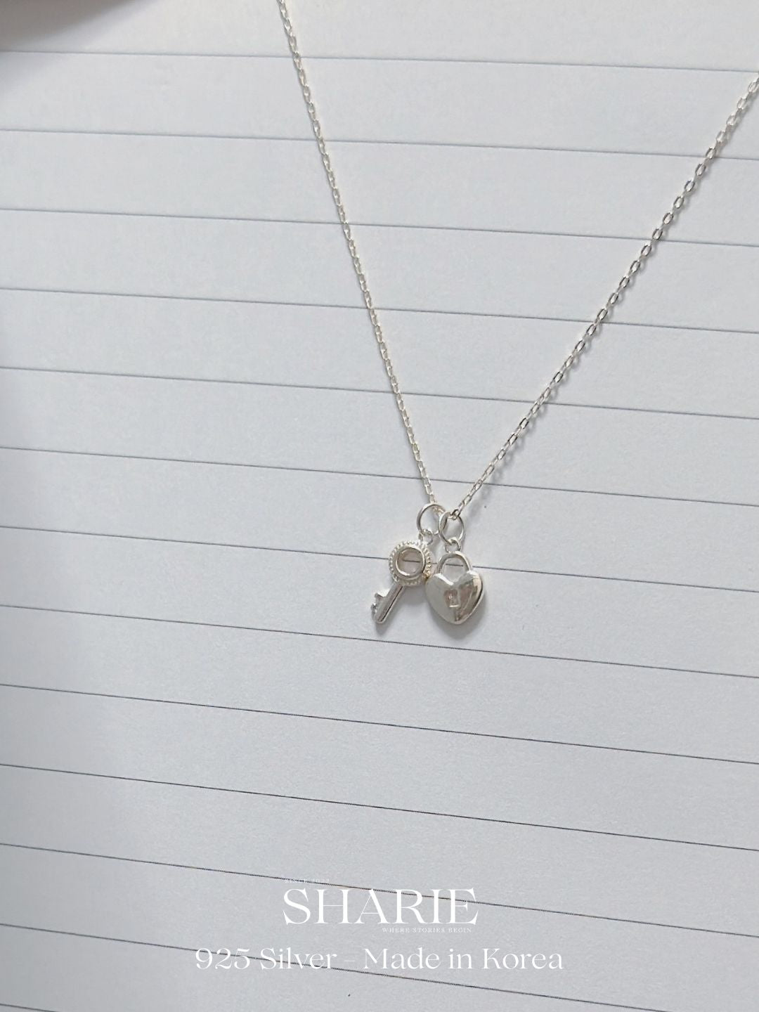 #407 | Love Lock Necklace丨925 Silver