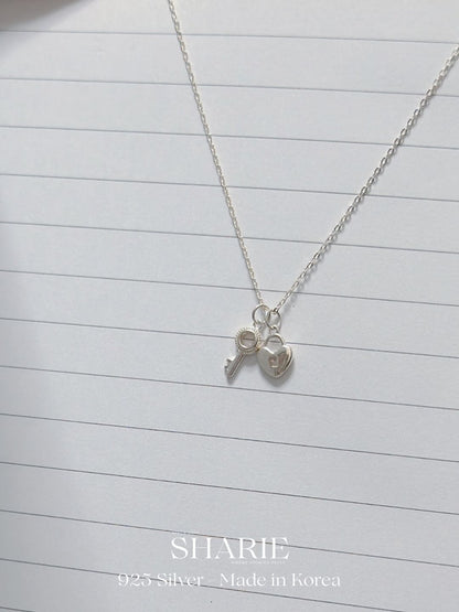 #407 | Love Lock Necklace丨925 Silver