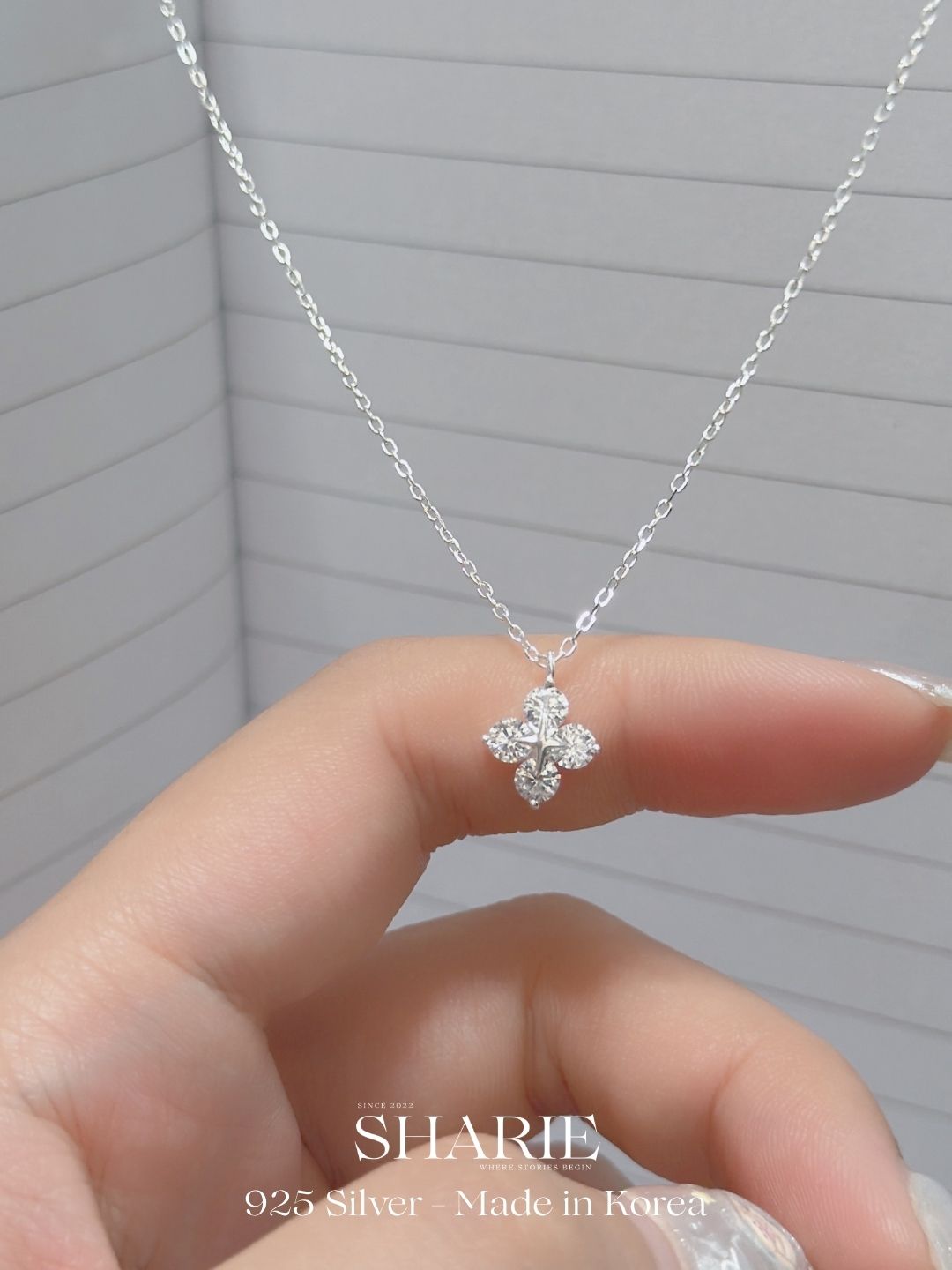 #715 | Four-Leaf Clover Necklace | 925 Silver