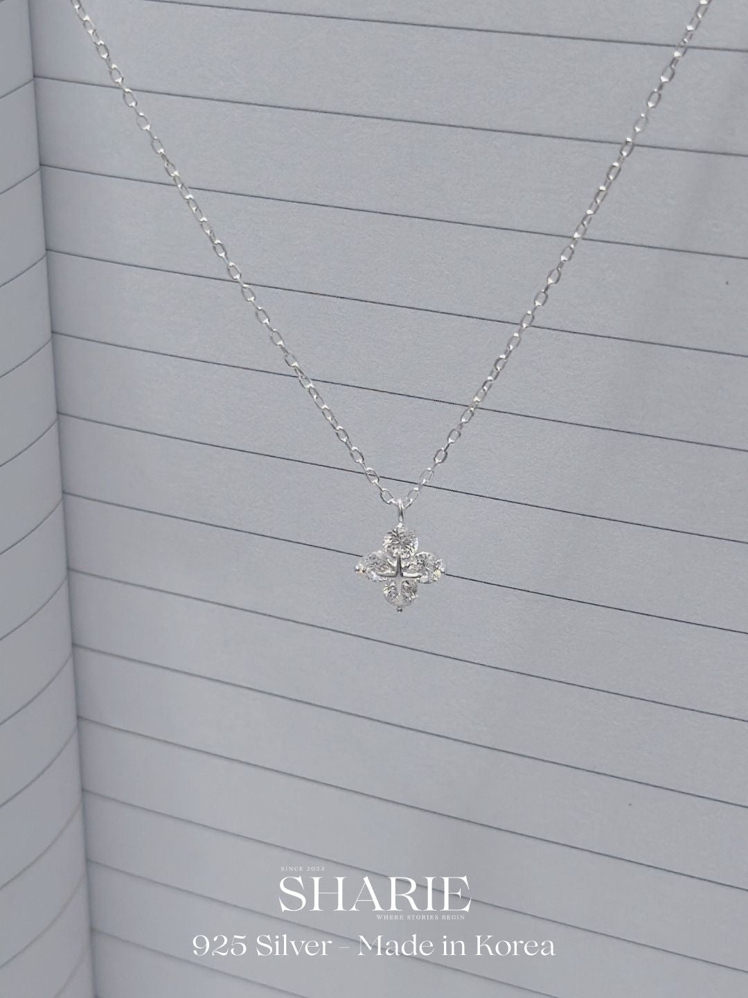 #715 | Four-Leaf Clover Necklace | 925 Silver