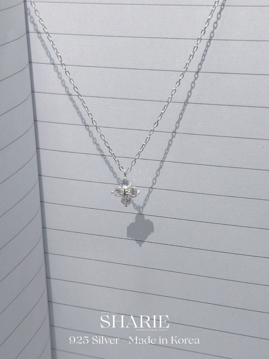 #715 | Four-Leaf Clover Necklace | 925 Silver