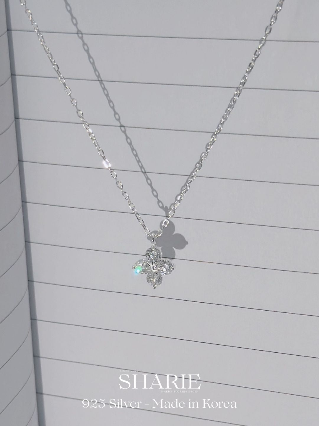 #715 | Four-Leaf Clover Necklace | 925 Silver