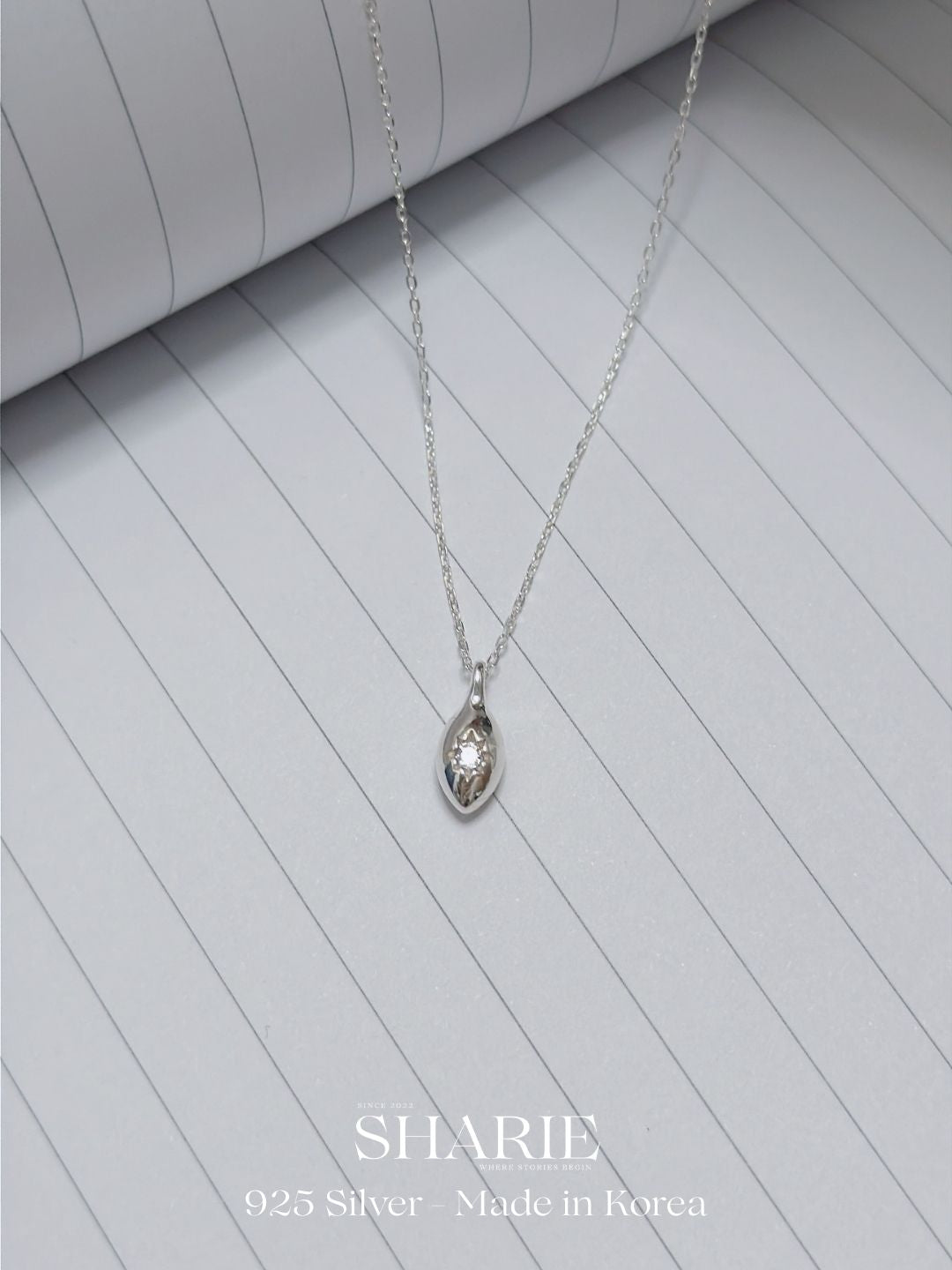 #470 | Stellar Drop Necklace | 925 Silver