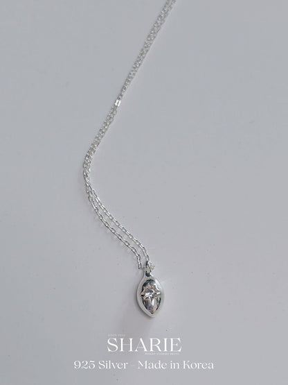 #470 | Stellar Drop Necklace | 925 Silver