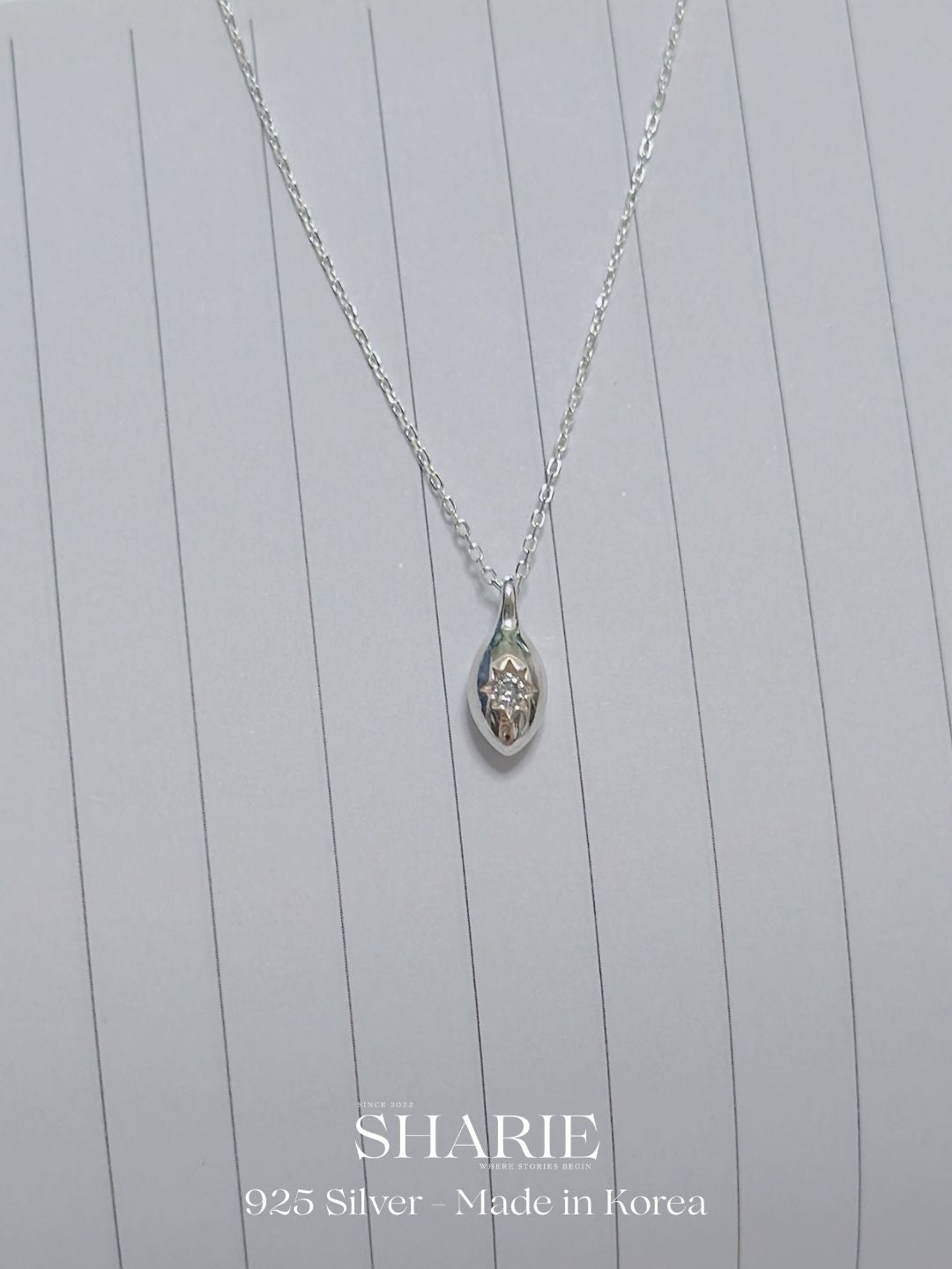 #470 | Stellar Drop Necklace | 925 Silver