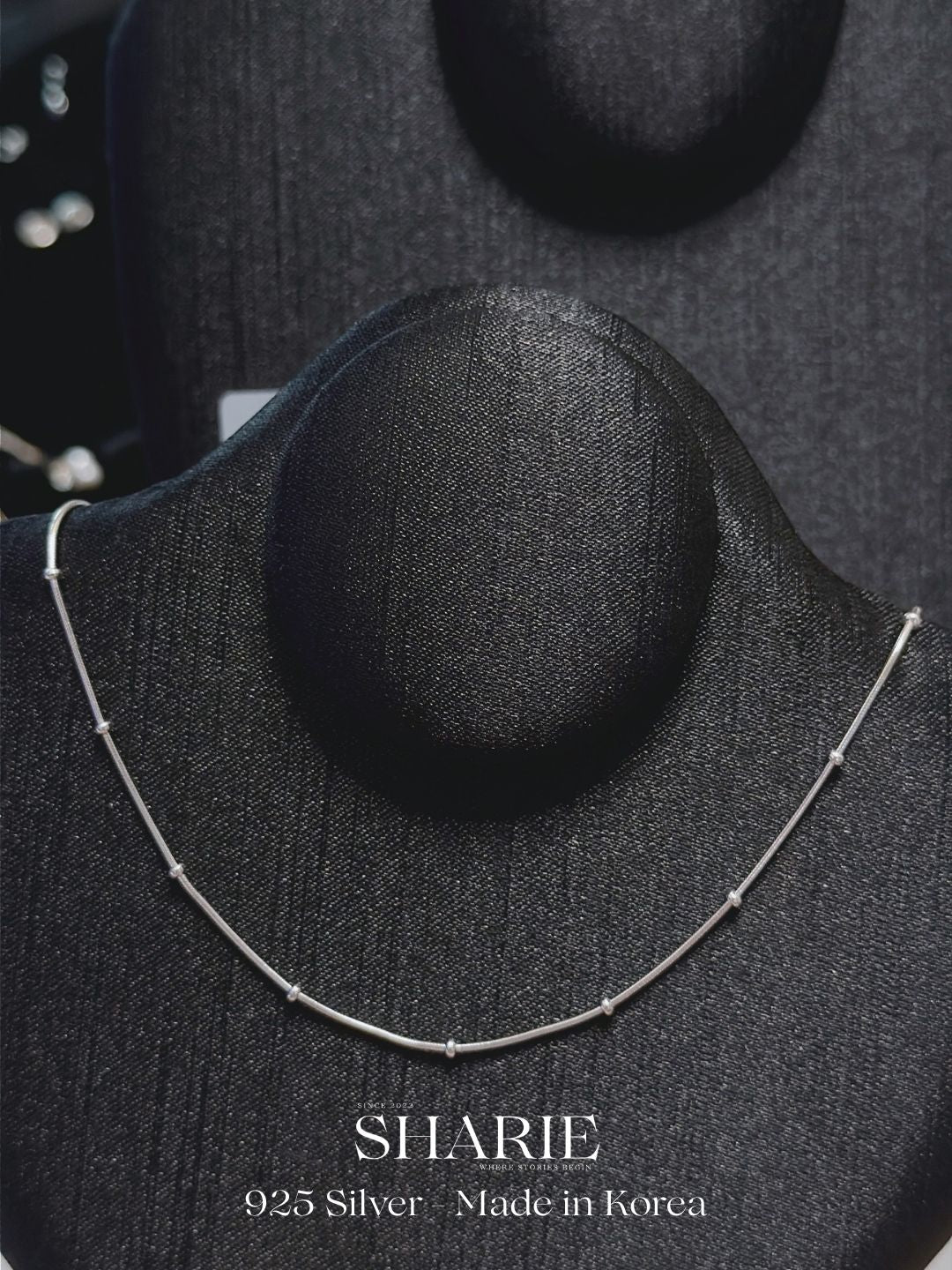 #482 | Sleek Dotted Snake Chain Necklace | 925 Silver