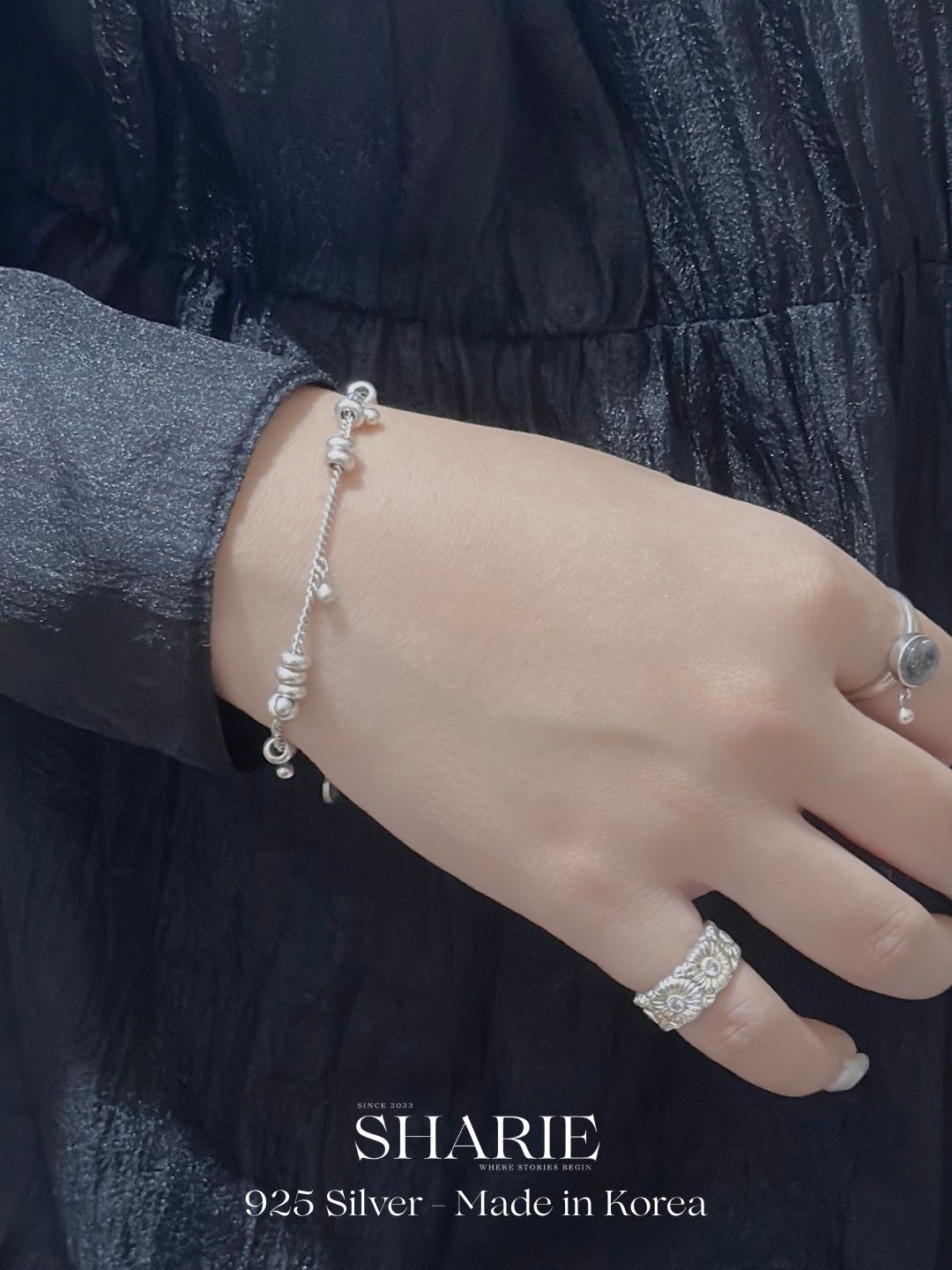 #327丨Beads Bracelet 水泡手鏈丨925 Silver