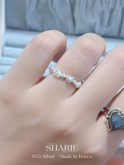 #503 | Little Hearts Ring | 925 Silver