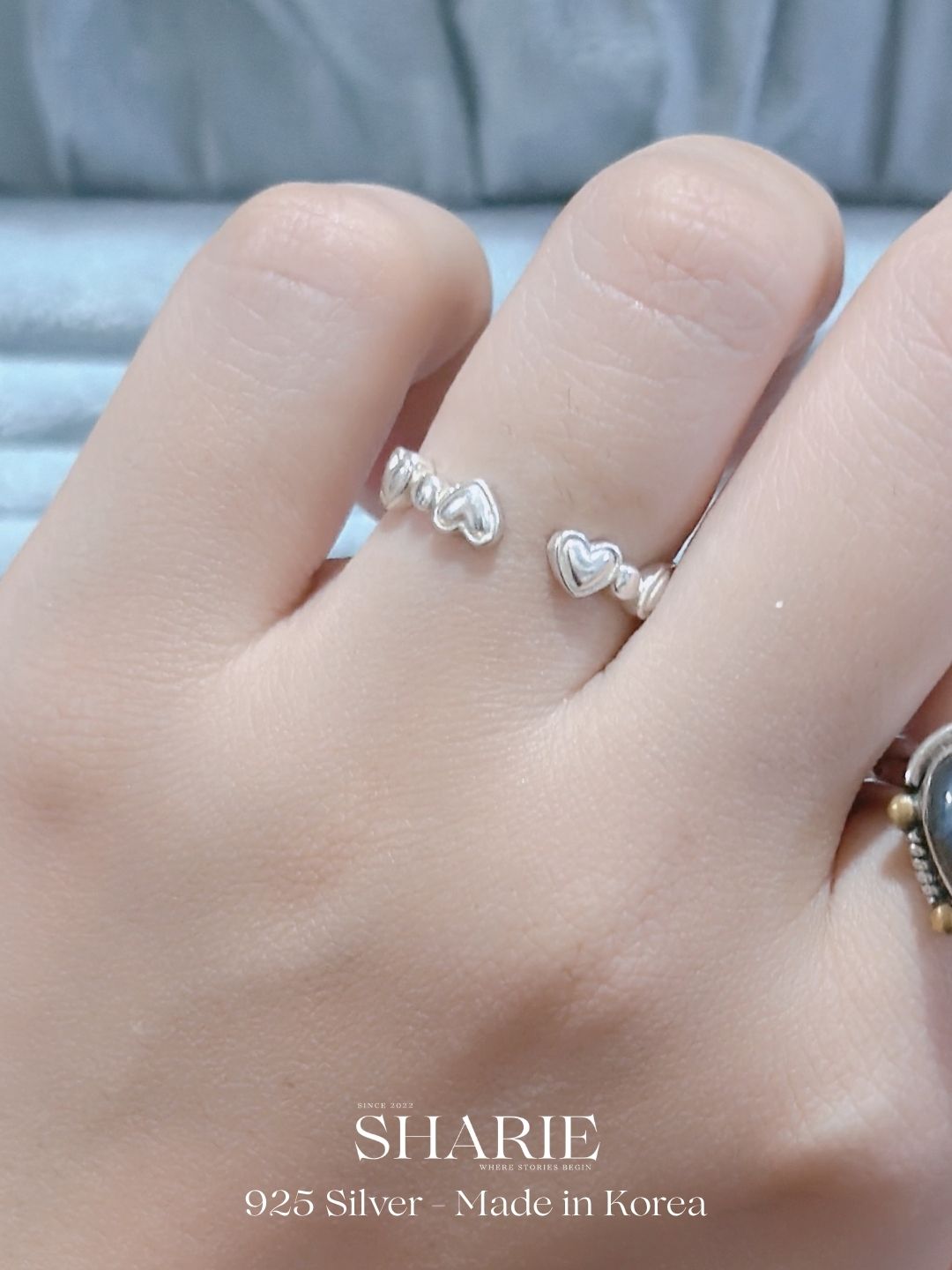 #503 | Little Hearts Ring | 925 Silver