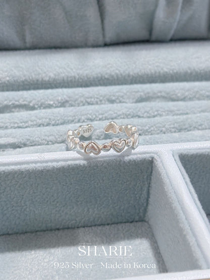 #503 | Little Hearts Ring | 925 Silver