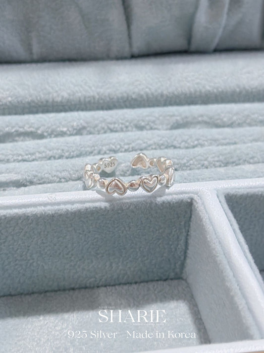 #503 | Little Hearts Ring | 925 Silver