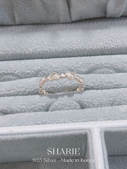 #503 | Little Hearts Ring | 925 Silver