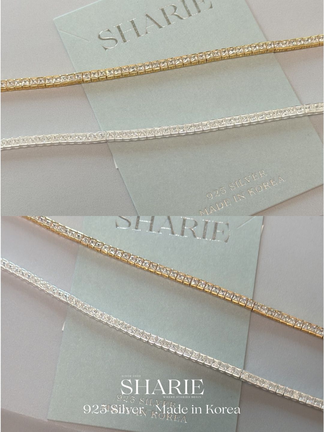 #605 | 3mm Channel Set CZ Tennis Bracelet ☐ 迫鑲 | 925 Silver
