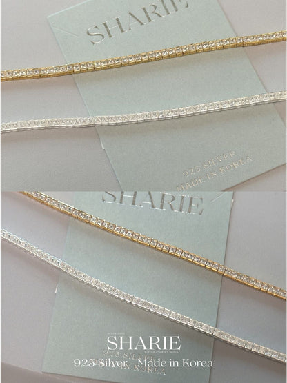 #605 | 3mm Channel Set CZ Tennis Bracelet ☐ 迫鑲 | 925 Silver