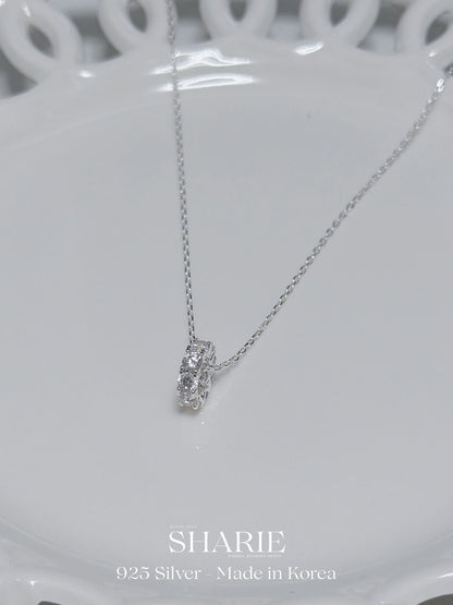 #729 | Twinkle Halo Necklace丨925 Silver