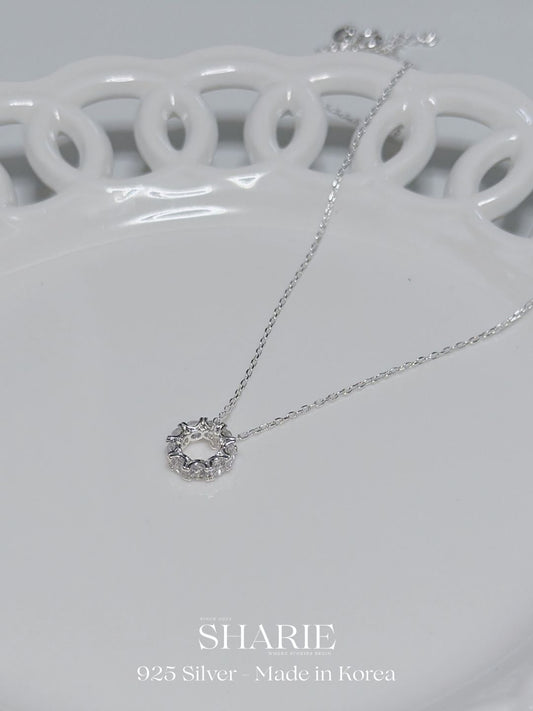 #729 | Twinkle Halo Necklace丨925 Silver