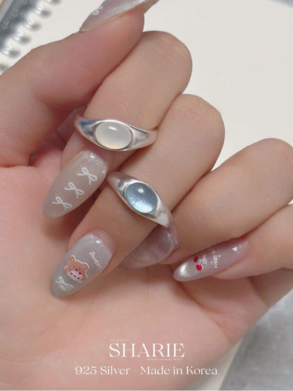 #646 #647 | Soft Glow Ring | 925 Silver