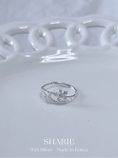 Little Flower Pinky Ring 尾戒 | 925 Silver