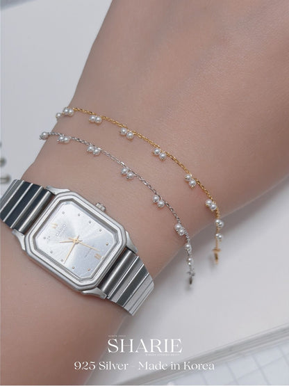#645 | Petit Pearl Dainty Bracelet | 925 Silver