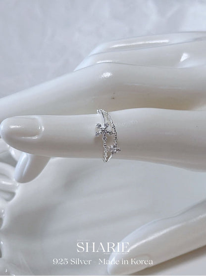 Little Flower Pinky Ring 尾戒 | 925 Silver