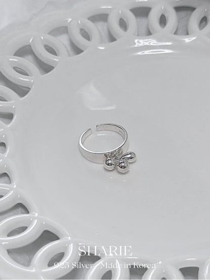 #355 | Dangle Bubble Ring | 925 Silver