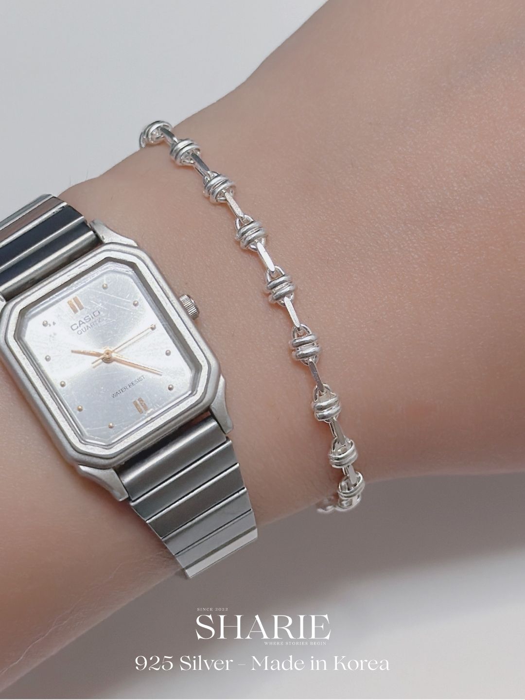 #437 | Linked Knot Bracelet | 925 Silver