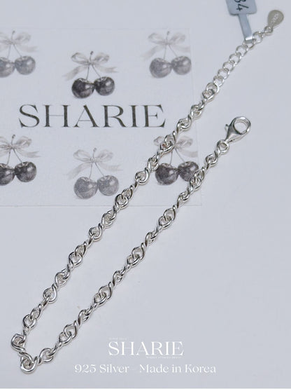 #434 | Twist Loop Bracelet | 925 Silver