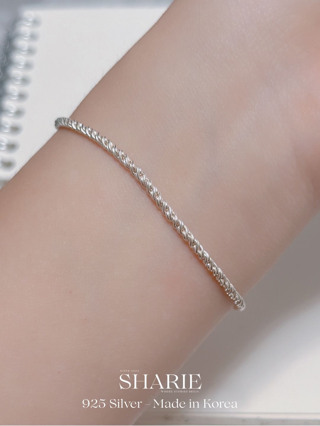 #414 | Rope Twist Bracelet | 925 Silver