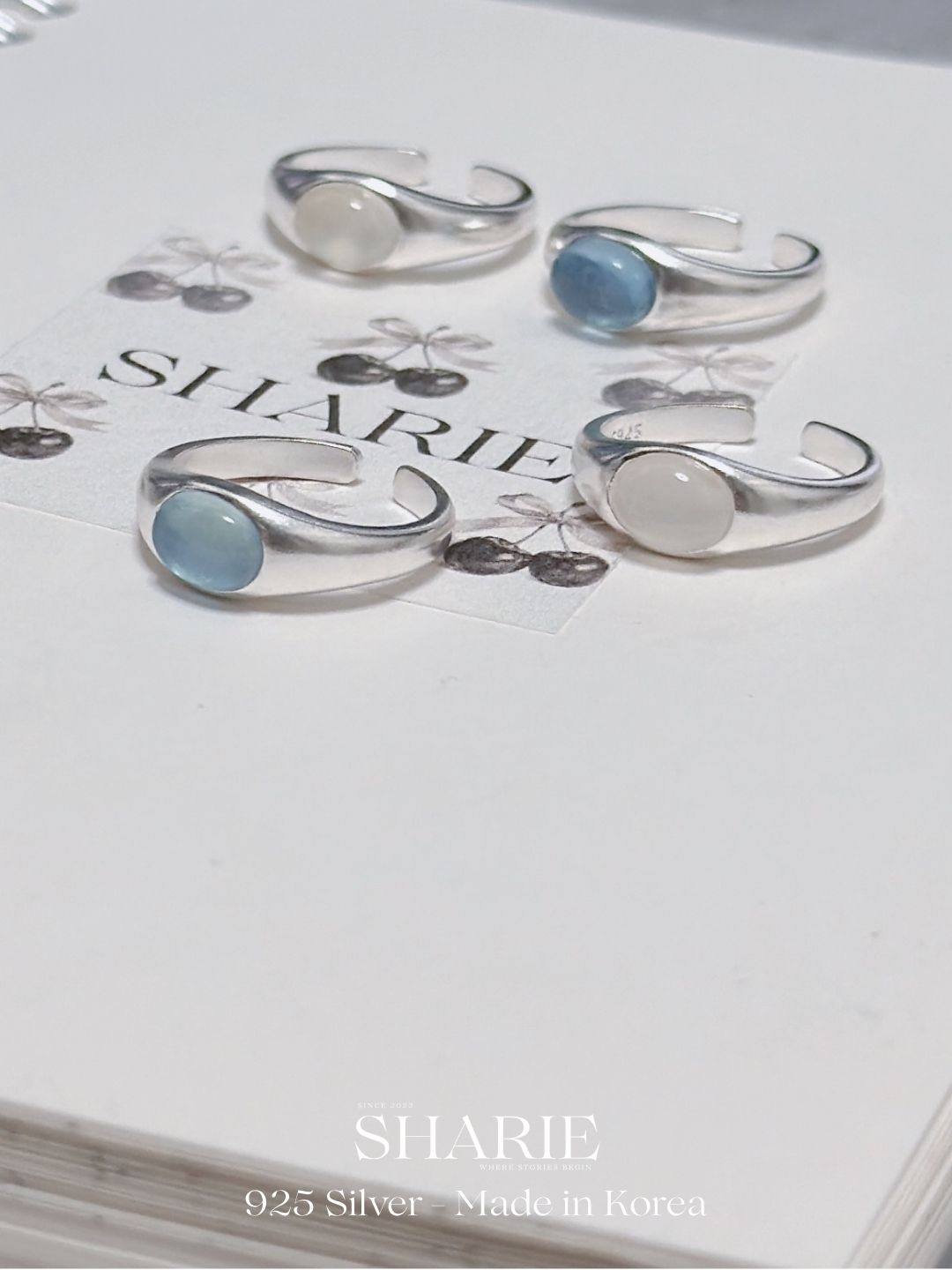 #646 #647 | Soft Glow Ring | 925 Silver