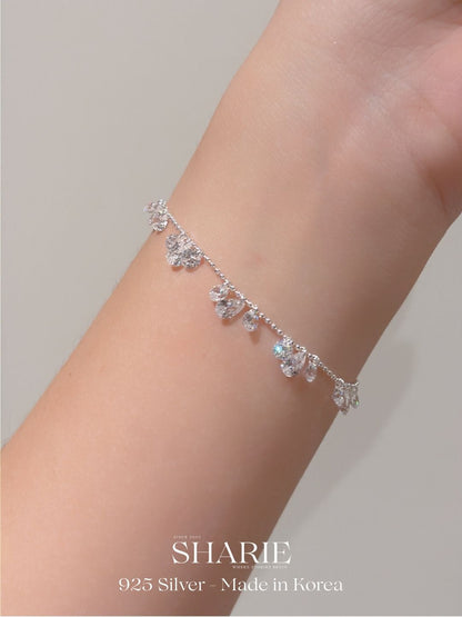 #689 | Shimmering Cascade Bracelet | 925 Silver