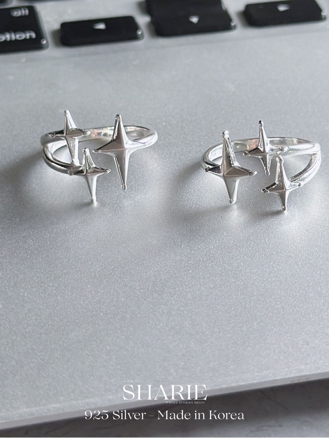#648 | Starburst Statement Ring | 925 Silver