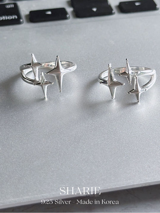#648 | Starburst Statement Ring | 925 Silver